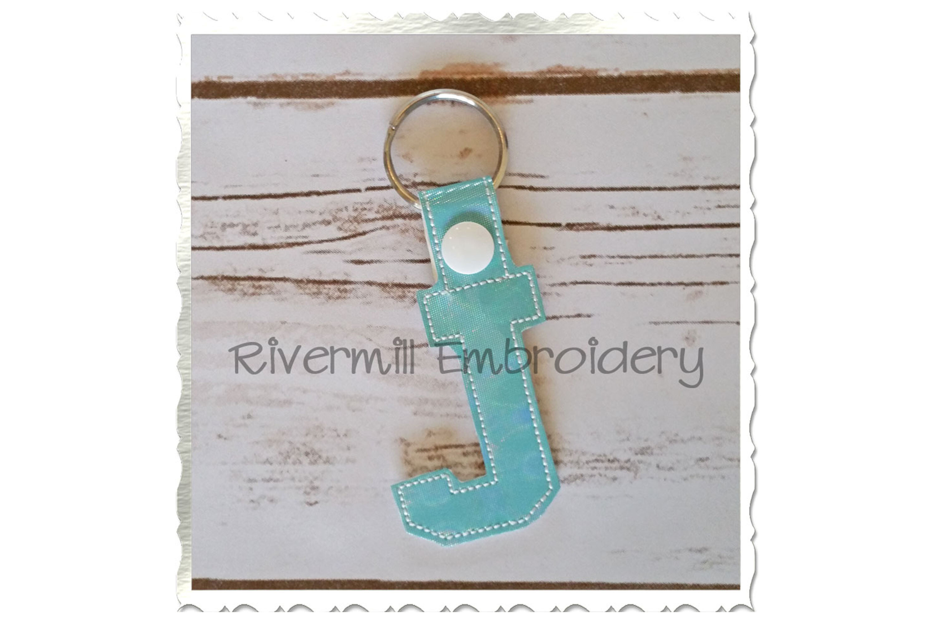 ITH Snap Tab Keychain - Letter J