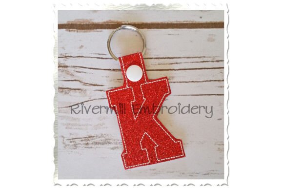 ITH Snap Tab Keychain - Letter K