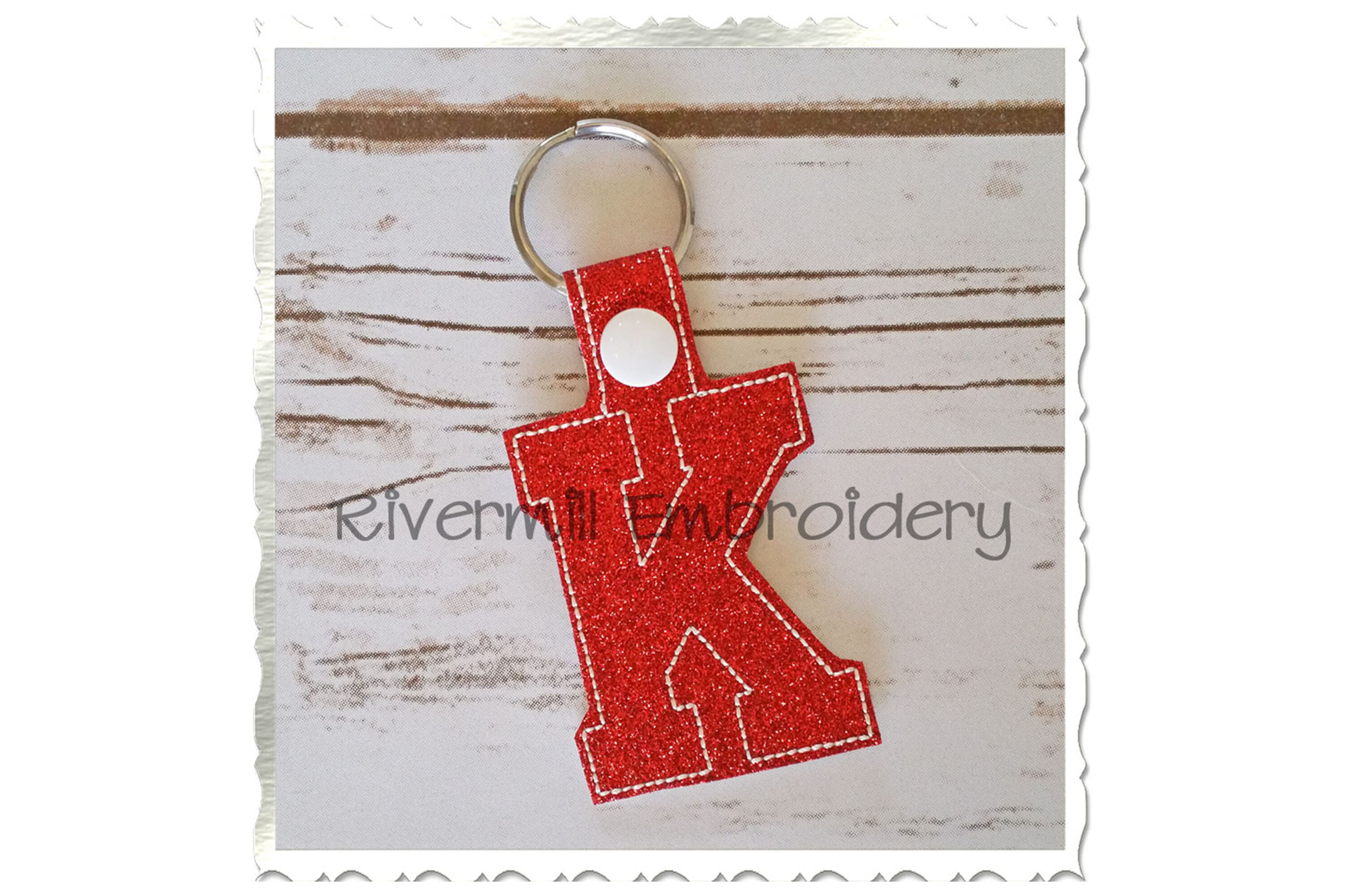 ITH Snap Tab Keychain - Letter K
