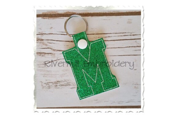 ITH Snap Tab Keychain - Letter M