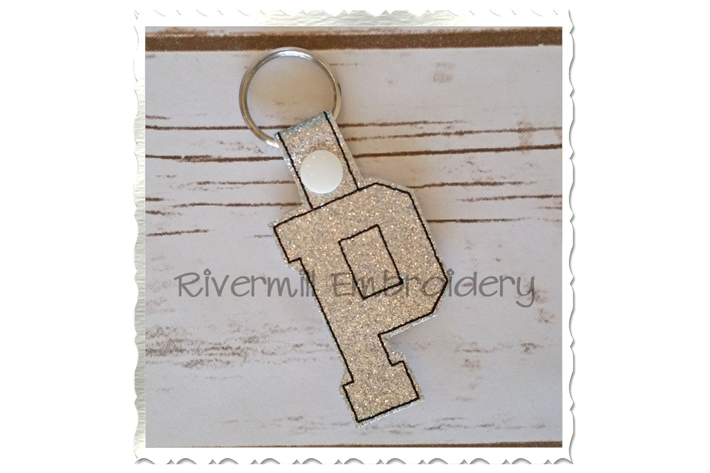 ITH Snap Tab Keychain - Letter P