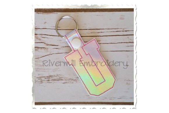 ITH Snap Tab Keychain - Letter U