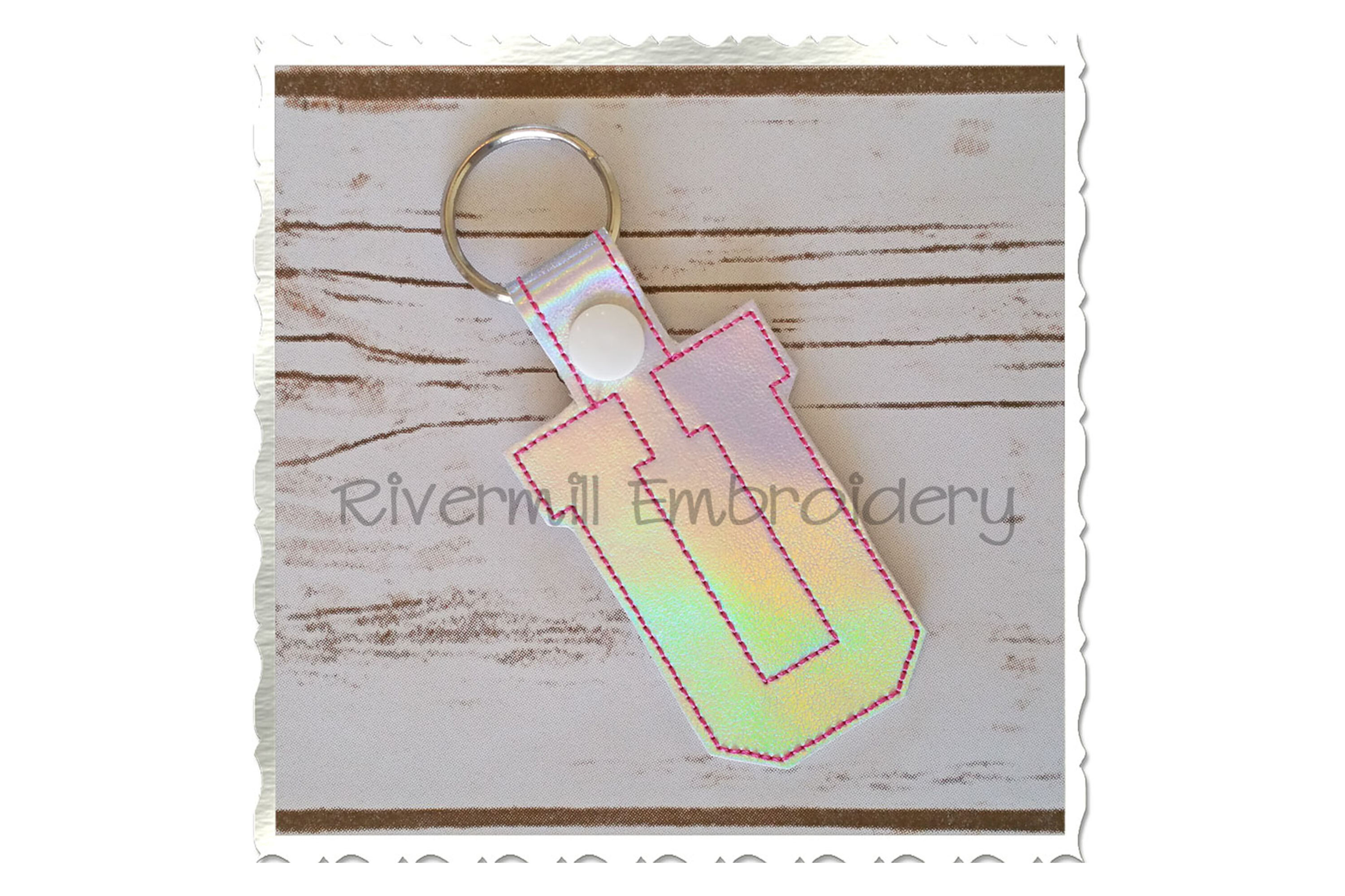 ITH Snap Tab Keychain - Letter U