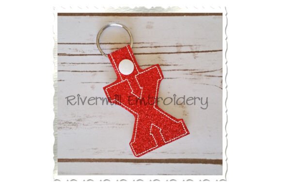 ITH Snap Tab Keychain - Letter X