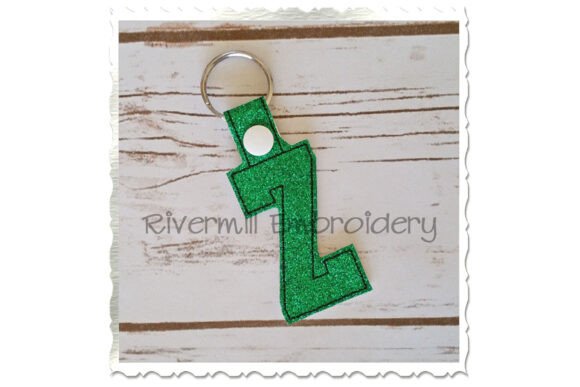 ITH Snap Tab Keychain - Letter Z