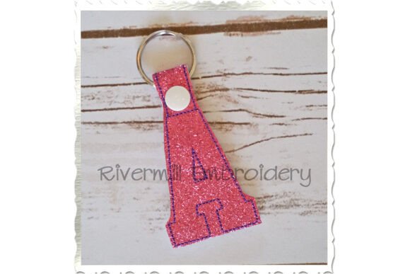 ITH Snap Tab Keychain - Letter a