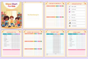 Kids Chore Chart Canva Template Graphic by Mustafiz · Creative Fabrica