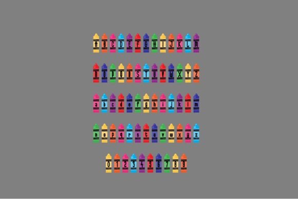 Looking Bright Font PNG with transparent background - Preview 1