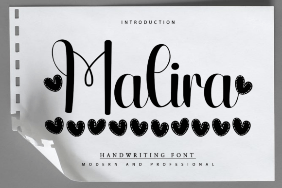 Malira Font PNG with transparent background - Preview 1