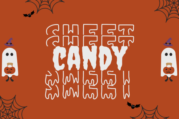 Novox Ghost Stacked Monogram Font PNG with transparent background - Preview 1
