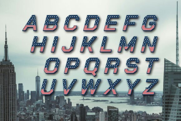 Patriot Prime Font PNG with transparent background - Preview 2