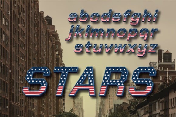 Patriot Prime Font PNG with transparent background - Preview 3