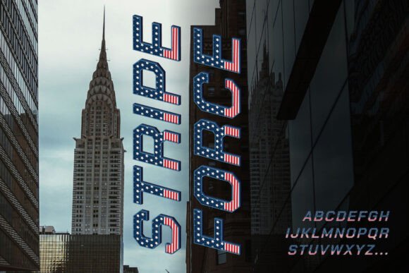 Patriot Prime Font PNG with transparent background - Preview 4