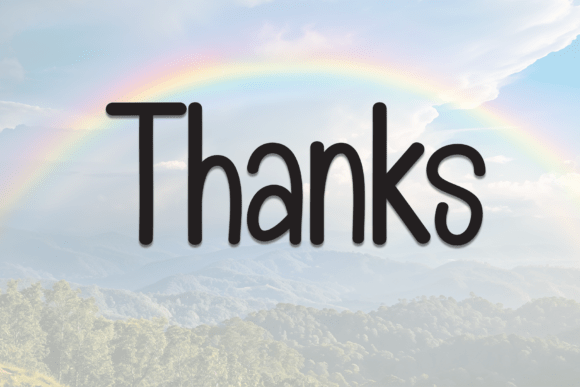 Rainbow Alphabet Font PNG with transparent background - Preview 6