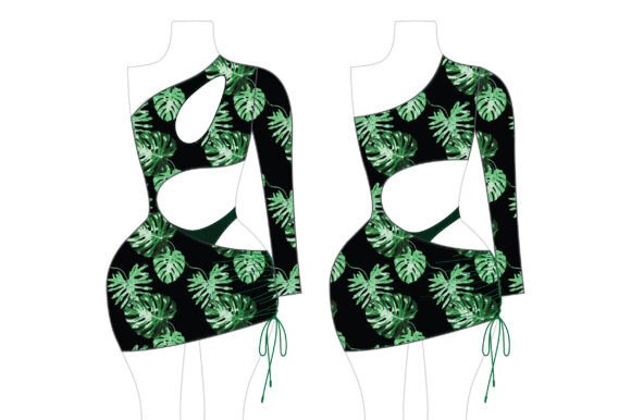 Romspattern™ Leaf Lush Dress