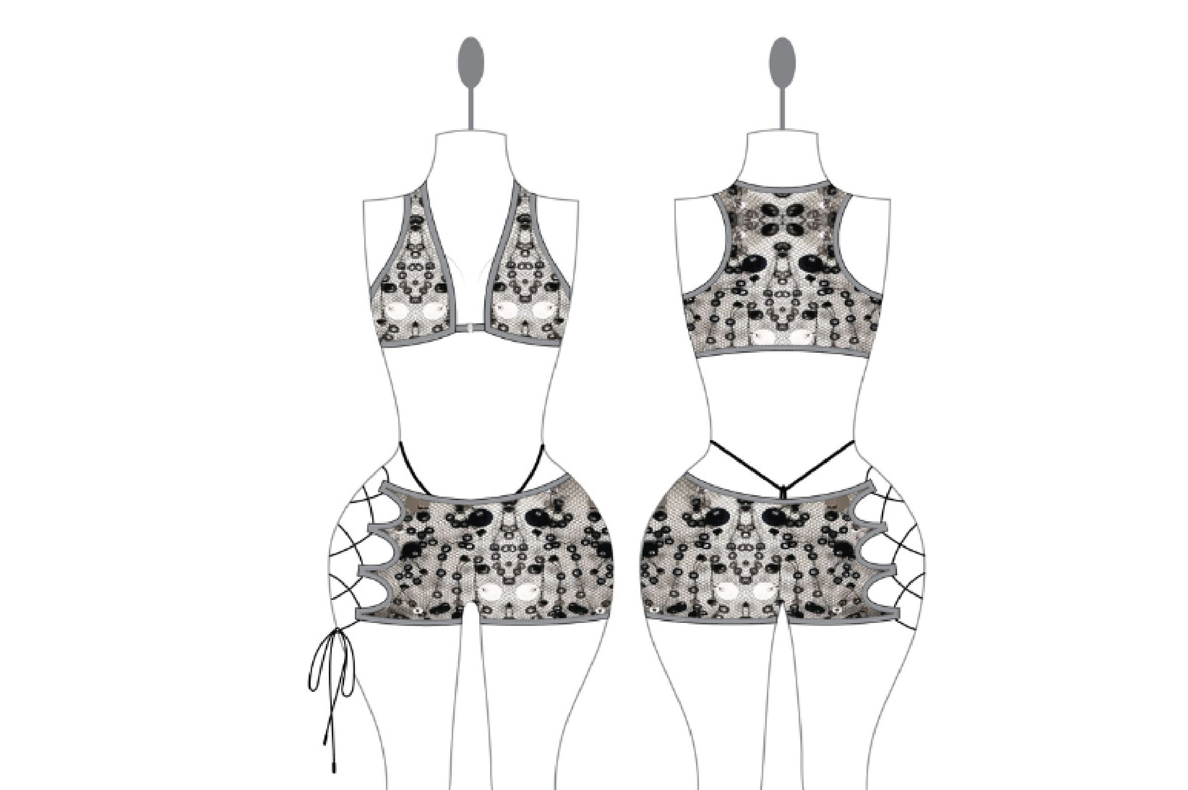 Rom Graphics Romspattern™ LuxeLace Set Graphic by RomsPattern · Creative Fabrica