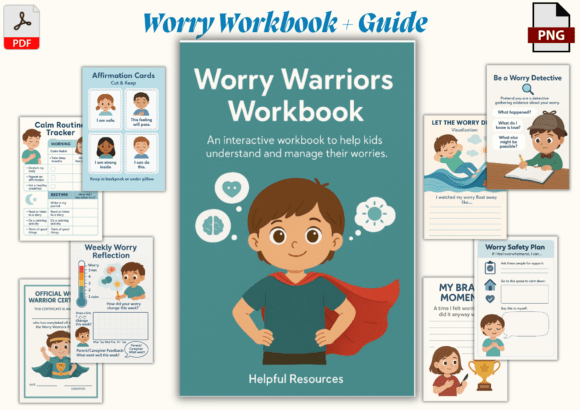 Worry Warriors Workbook + Guide
