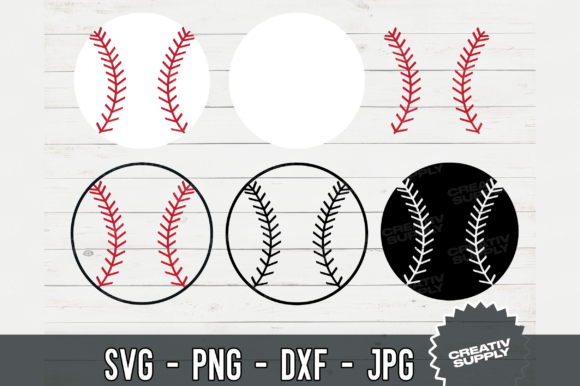 Baseball SVG Baseball Cricut Cut File Grafik Plotterdateien Von CreativSupply