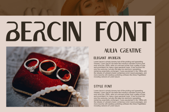 Bercin Font - Preview 2