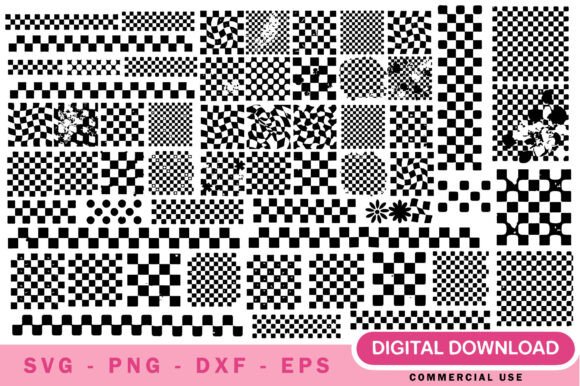 Checkered SVG Bundle Graphic by SVGDesignRocket · Creative Fabrica