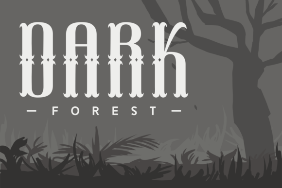 Enveloped Darkness Font - Preview 4