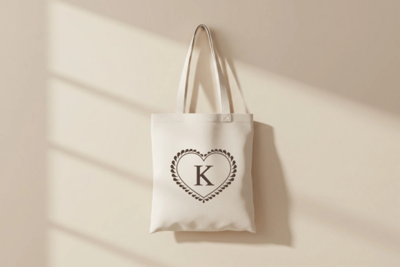 Loveheart Monogram Font PNG with transparent background - Preview 1