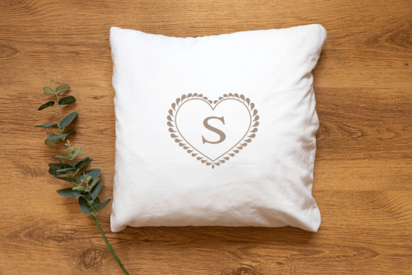 Loveheart Monogram Font PNG with transparent background - Preview 5