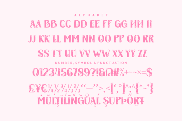 Meowy Kitties Font PNG with transparent background - Preview 3