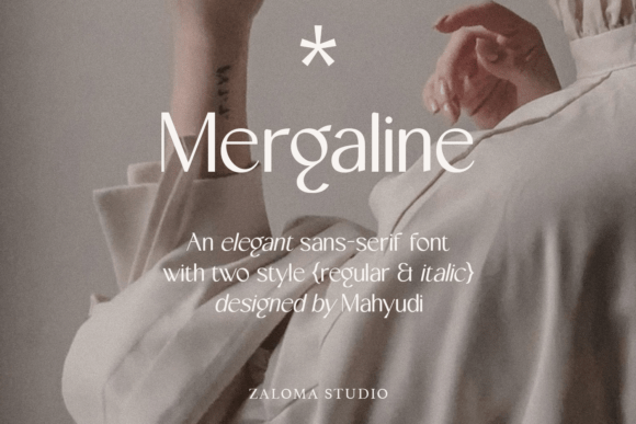 Mergaline Font PNG with transparent background - Preview 2