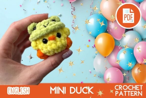 Mini Duck Crochet Pattern / Amigurumi