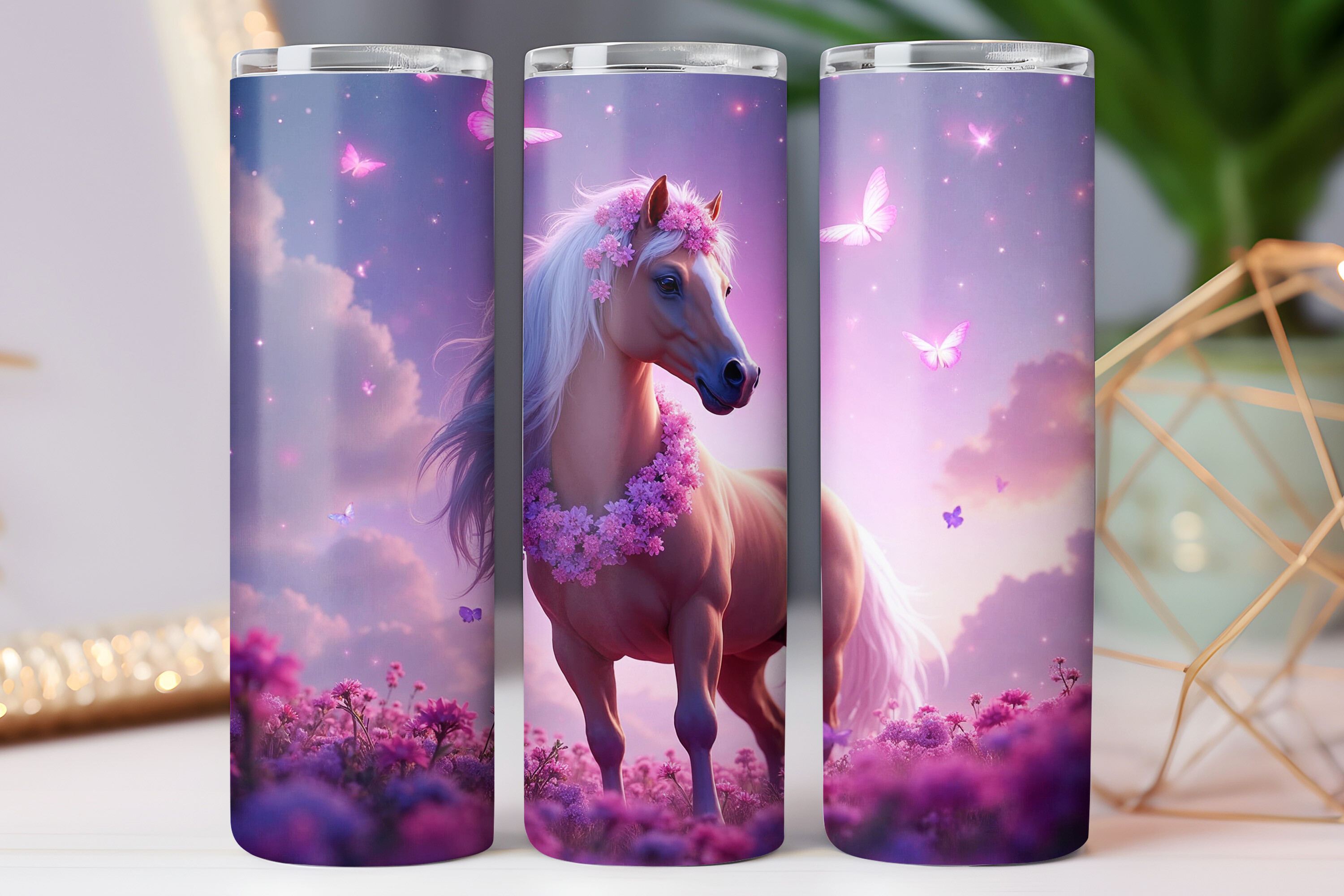 Magical Horse Tumbler Wrap 20oz Skinny Graphic by Dream Studio MAX ...