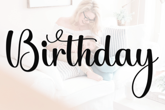 Birthday Mama Font - Preview 4