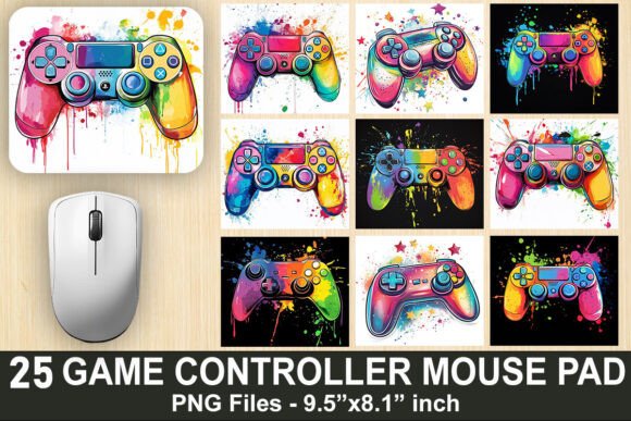 Gaming Controller Mouse Pad Bundle