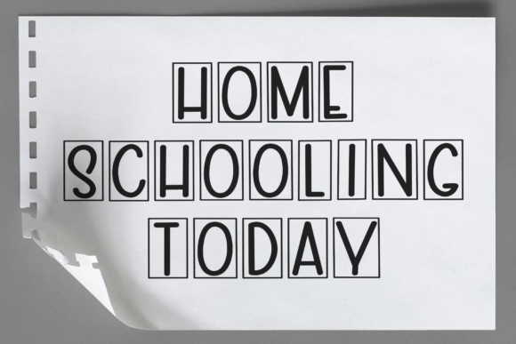 Geometrical Font - Preview 3