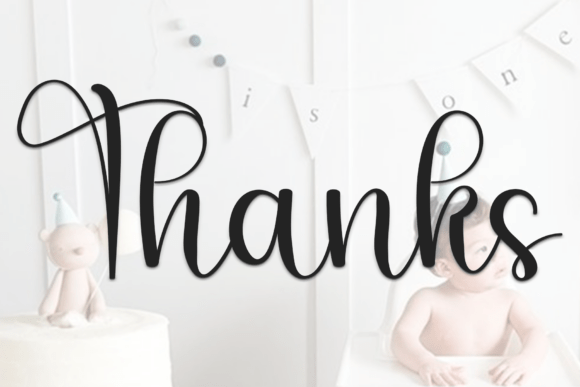 Geovany Blooming Font PNG with transparent background - Preview 6
