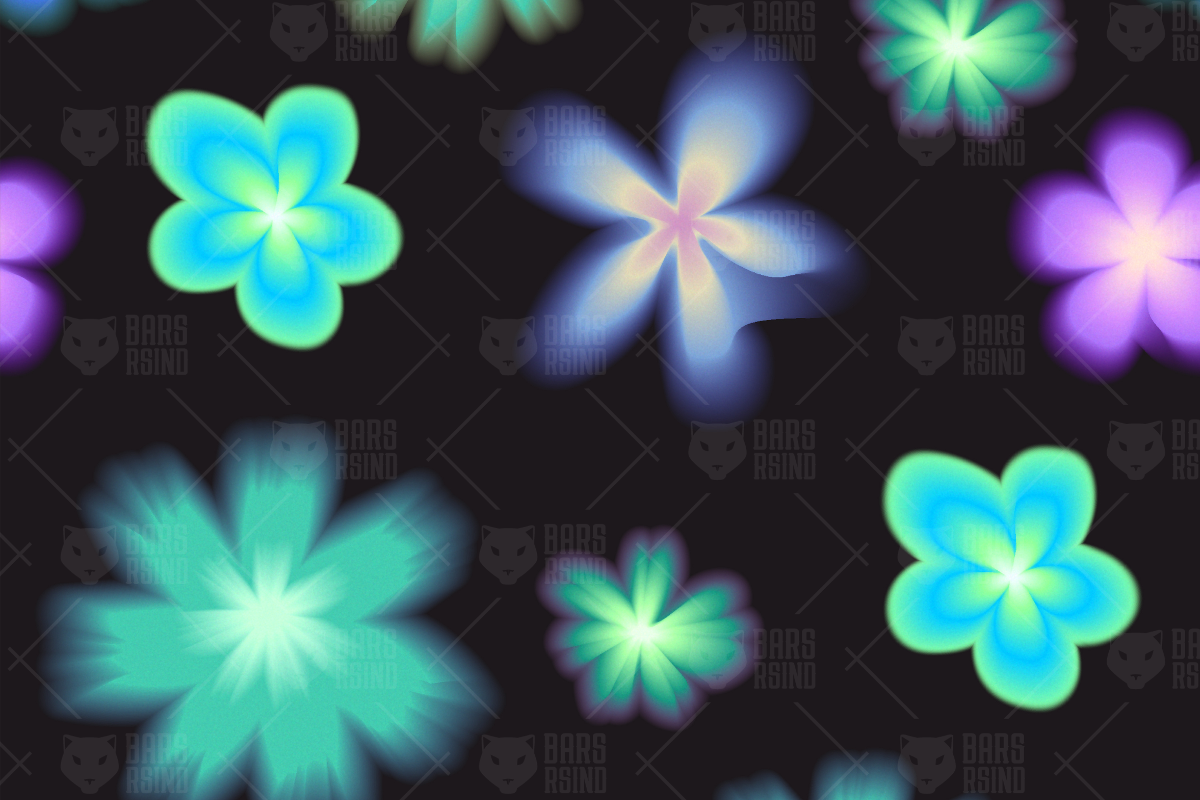 Psychedelic Floral Seamless Pattern Graphic by barsrsind · Creative Fabrica