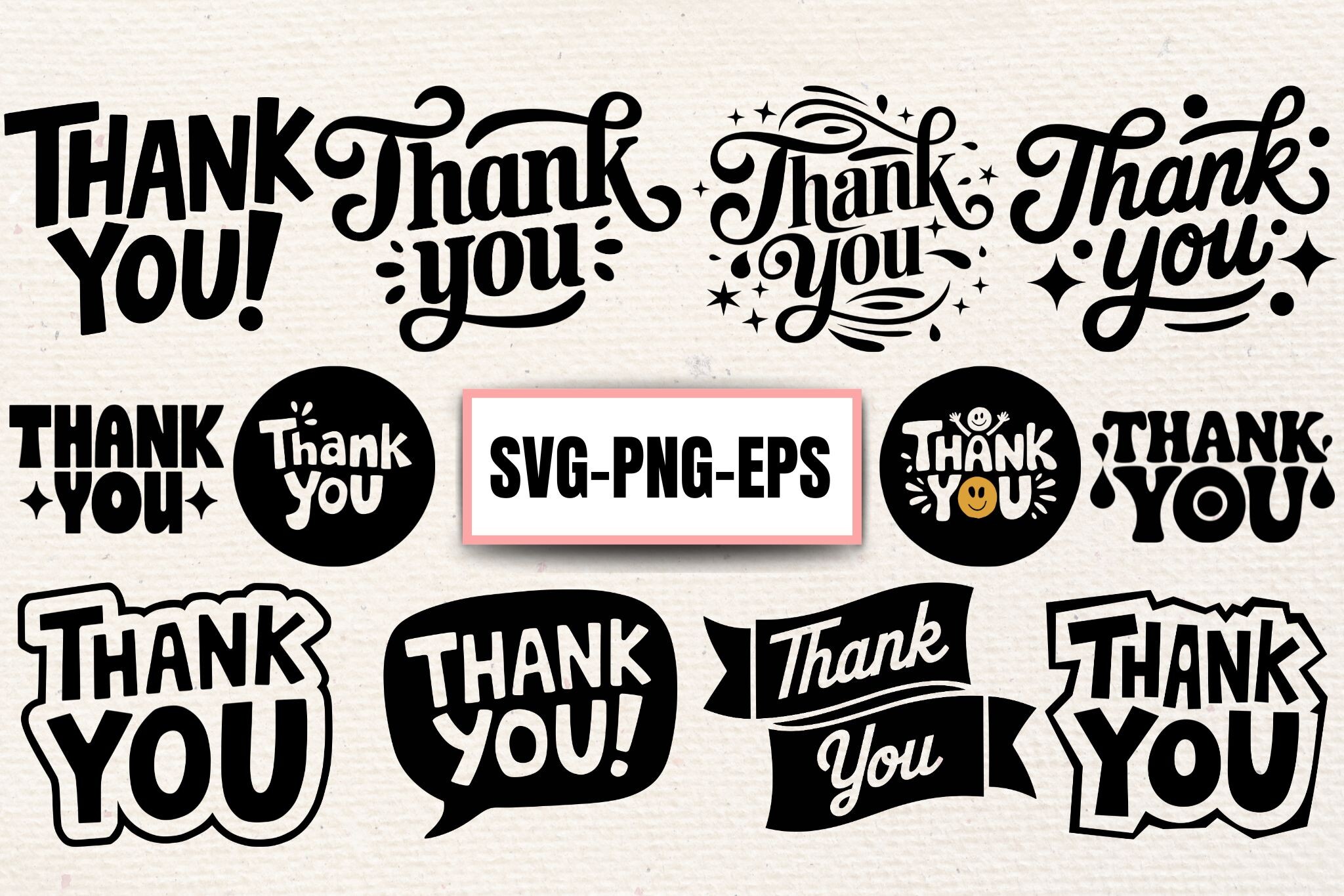 Thank You SVG Bundle