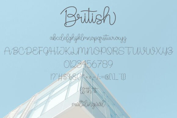 British Font - Preview 6