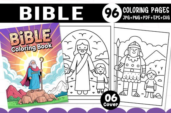 Bible Coloring Pages for Kids-KDP