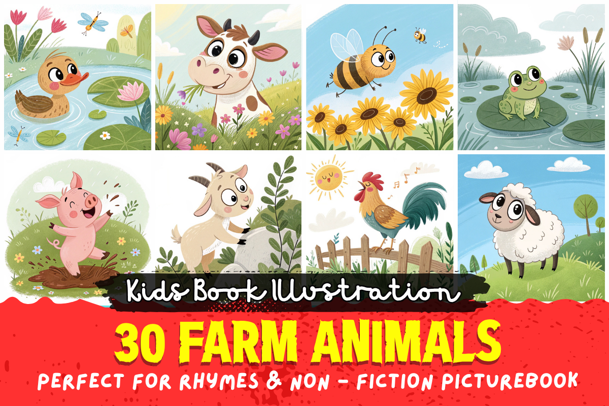 FARM ANIMAL - PICTURE BOOK ILLUSTRATION