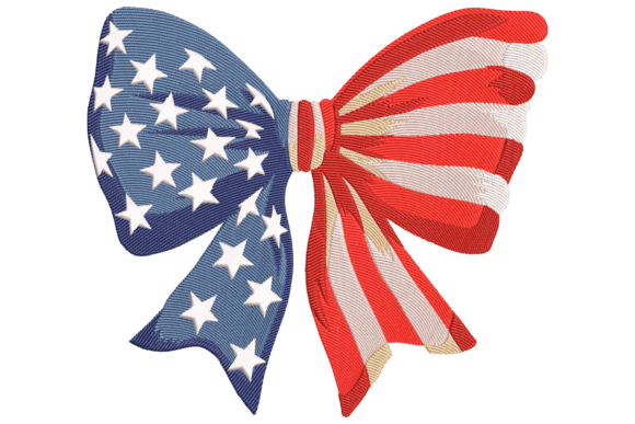 American Flag Bow