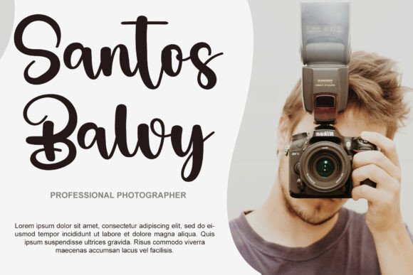 Ballpoint Writing Font - Preview 1