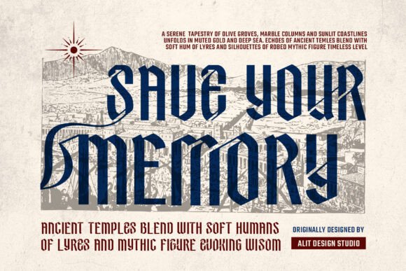 Bright Horse Font PNG with transparent background - Preview 5