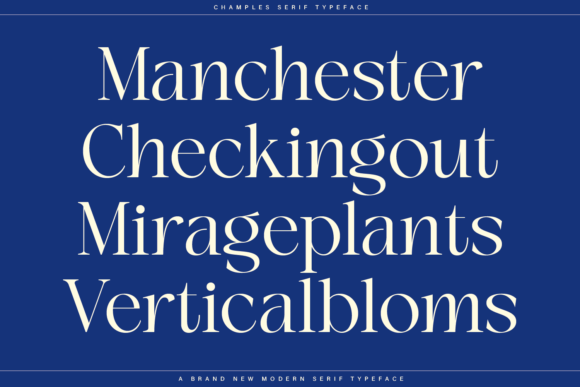 Champles Font - Preview 2