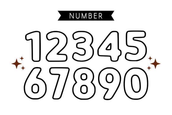 Cute Outline Font - Preview 3