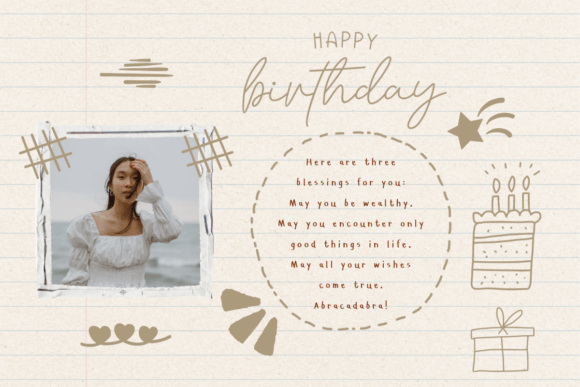Dreamy Doodles Font - Preview 1