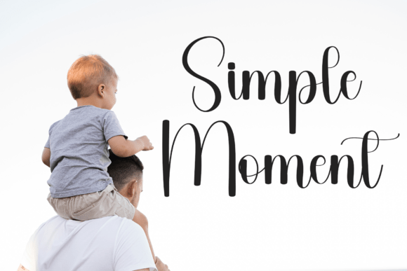 Fatherly Font PNG with transparent background - Preview 1