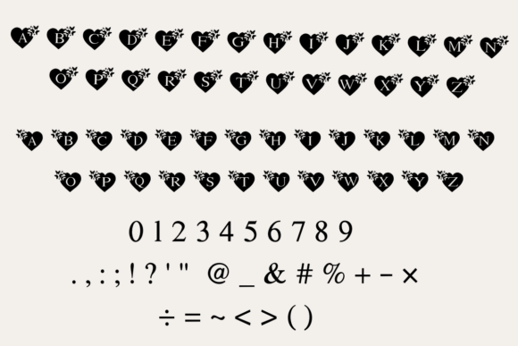 Flying Butterfly Font - Preview 1