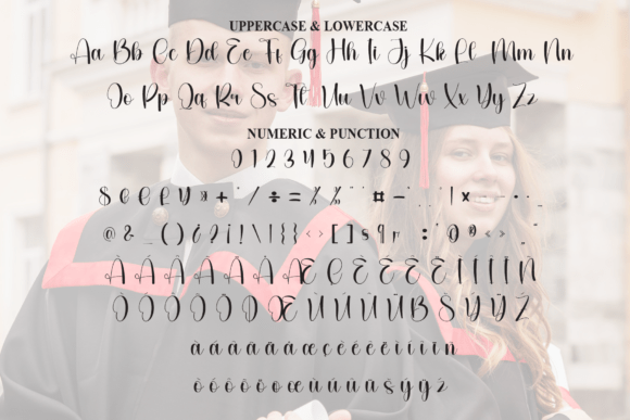 Graduation Font - Preview 6