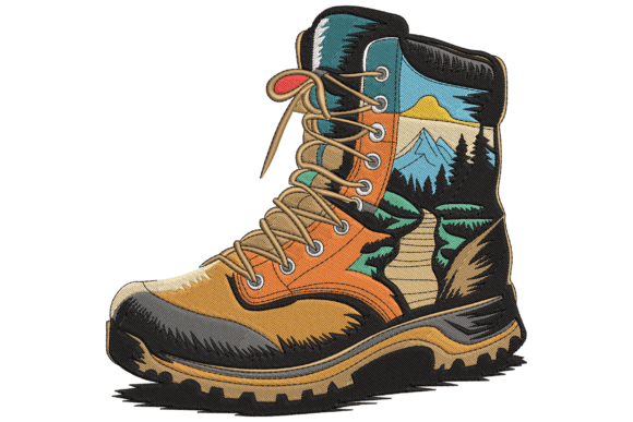 Hiking Boot Landscape